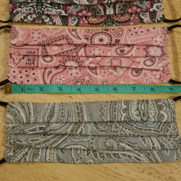 New 3Pc Set Cotton Mask - Picture 2 of 5